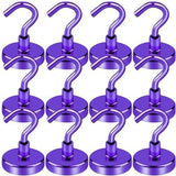 LOVIMAG Magnetic Hooks, 12 Pack 30lbs Magnet Hook 2025 Cruise Cabin Ship Essentials Heavy Duty Strong Magnets Refrigerator Fridge Hanging for Classroom Beach Vacation Kitchen Grills Home (Black) - Homesidy.com