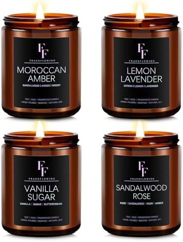 Vanilla Coconut Candle, Scented Candle for Home Soy Wax Candle, Aromatherapy Candle Gift for Women Men, 7oz - Homesidy.com