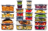 Rubbermaid Brilliance BPA - Free Airtight Food Storage Containers, 24 - Piece Set, Easy for Meal Prep, Lunch &amp; Leftovers - Homesidy.com