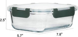 [8 - Pack,30 oz]Glass Meal Prep Containers,Glass Food Storage Containers,Airtight lunch Containers with Lids, Microwave, Oven, Freezer and Dishwasher - Homesidy.com