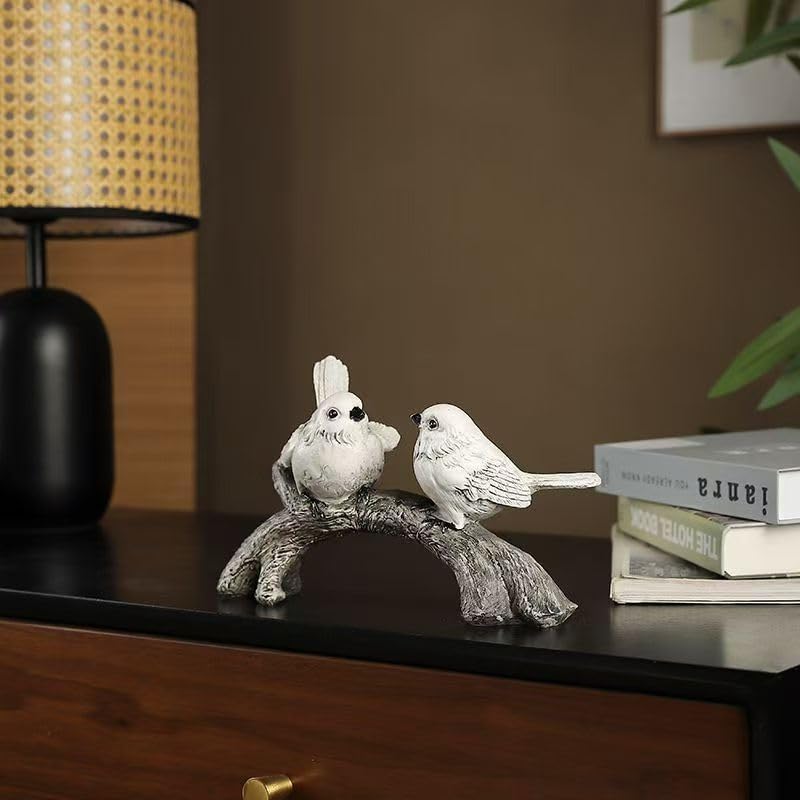 GJFASGF Small Animal Statues, White Bird Figurines Home Decor, Modern Home Decorative, Ceramic Decor for Office Desktop, Bookshelf, Bedroom, Living Room, Cabinets (White 2 Pcs) - Homesidy.com