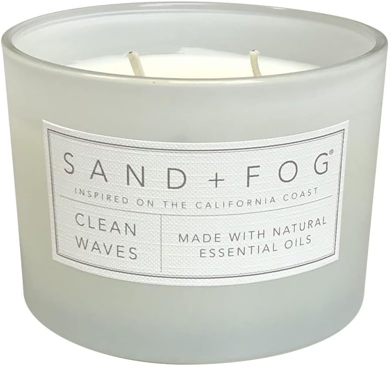 Sand Fog Scented Candle - Crushed Candy Cane – Additional Scents and Sizes – 100% Cotton Lead - Free Wick - Luxury Air Freshening Jar Candles - Perfect Home Decor – 12oz … - Homesidy.com