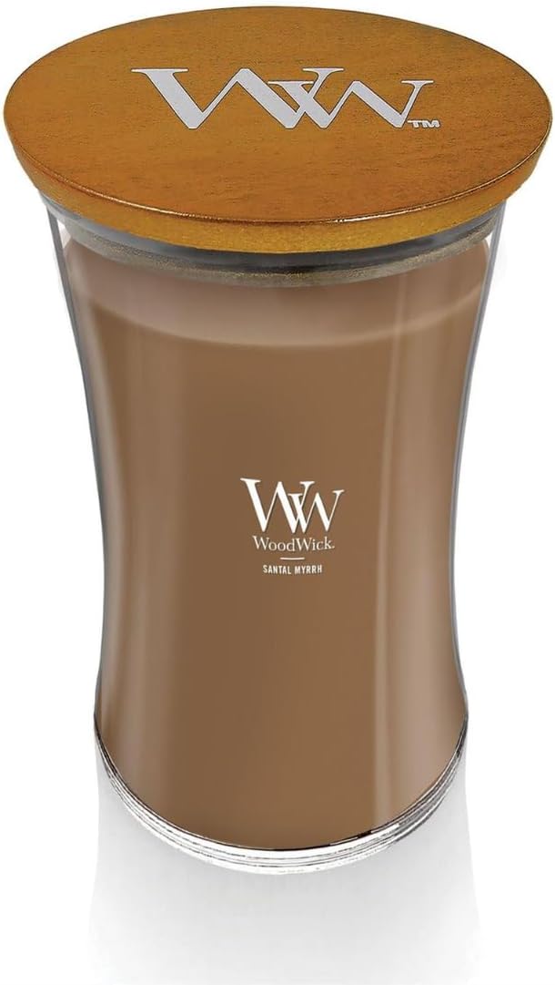 WoodWick Marine Amber Holiday Candle Gifts for Women and Men, 9.7 oz Precious Metals Collection with Crackling Wick - Homesidy.com