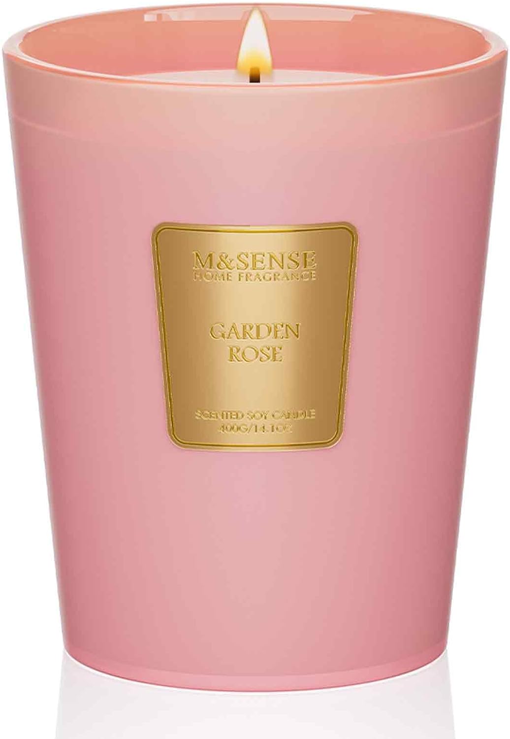 M&amp;SENSE Extra Large Candle Creamy Vanilla Scented, 3 - Wick 35oz 150H Long Lasting, Natural Soy Wax Aromatherapy Candle for Stress Relief, Home Fragrance Fall Winter Christmas Thanksgiving Gifts - Homesidy.com