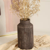 Rustic Vases for Home Decor. Ceramic Vase for Dining Table Decor. Terracotta Decorative Vase 6.1IN. ZSHLXM - Homesidy.com