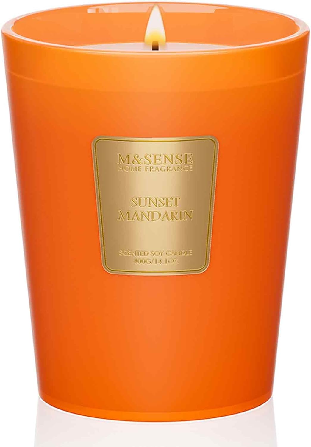 M&amp;SENSE Extra Large Candle Creamy Vanilla Scented, 3 - Wick 35oz 150H Long Lasting, Natural Soy Wax Aromatherapy Candle for Stress Relief, Home Fragrance Fall Winter Christmas Thanksgiving Gifts - Homesidy.com