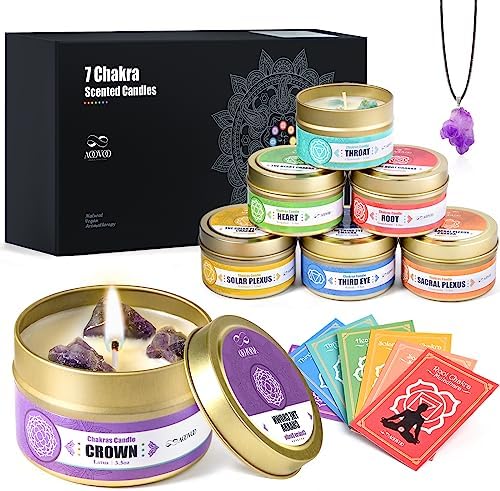 AOOVOO Scented Candles - 4PC Candle Set, 36 oz Soy Candles, Soy Candle for Home Scented, Lavender/Vanilla/Eucalyptus/Sage - Homesidy.com