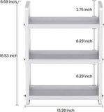HNRLOY Bathroom Counter Organizer,Bathroom Countertop Organizer,Counter Shelf,Countertop Storage,Organization and Storage,Makeup Shelf,Sink Caddy(Brown 3 Tier) - Homesidy.com
