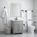 5 - Pieces Matte Black Bathroom Hardware Accessories Set, SUS304 Stainless Steel Bath Towel Bar Set, Towel Racks for Bathroom Wall Mounted. - Homesidy.com
