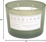 Sand Fog Scented Candle - Crushed Candy Cane – Additional Scents and Sizes – 100% Cotton Lead - Free Wick - Luxury Air Freshening Jar Candles - Perfect Home Decor – 12oz … - Homesidy.com