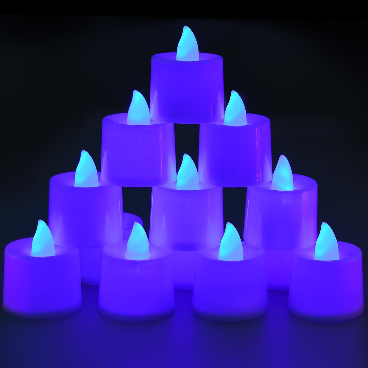 KOABY 25/50/100 Pack Flameless Votive Candles, Last 8H , Warm Yellow Light, No Timer or Flickering - Homesidy.com