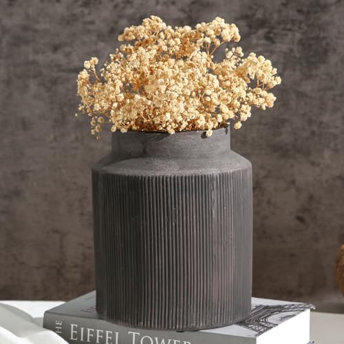 Rustic Vases for Home Decor. Ceramic Vase for Dining Table Decor. Terracotta Decorative Vase 6.1IN. ZSHLXM - Homesidy.com