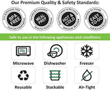 Freshware Food Storage Containers [36 Set] 16 oz Plastic Deli Containers with Lids, Slime, Soup, Meal Prep Containers | BPA Free | Stackable | Leakproof | Microwave/Dishwasher/Freezer Safe - Homesidy.com