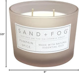 Sand Fog Scented Candle - Crushed Candy Cane – Additional Scents and Sizes – 100% Cotton Lead - Free Wick - Luxury Air Freshening Jar Candles - Perfect Home Decor – 12oz … - Homesidy.com