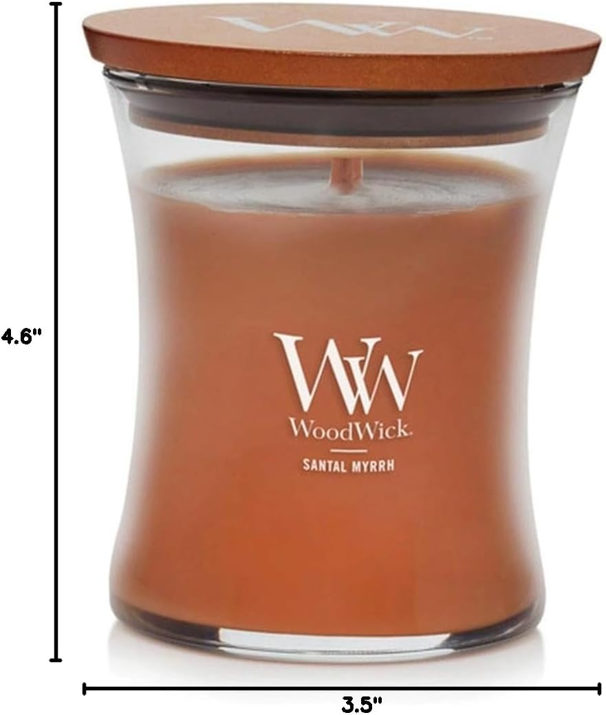 WoodWick Marine Amber Holiday Candle Gifts for Women and Men, 9.7 oz Precious Metals Collection with Crackling Wick - Homesidy.com