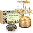 Christmas Gifts for Women, Unique Birthday Gifts for Women, Lavender Butterfly Rotating Scented Candles for Home Fragrance, Mom Birthday Gift from Daughter Son, Xmas Candle Gift for Sister Grandma - Homesidy.com