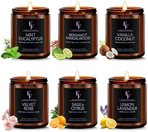Vanilla Coconut Candle, Scented Candle for Home Soy Wax Candle, Aromatherapy Candle Gift for Women Men, 7oz - Homesidy.com