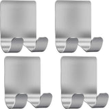 Razor Holder Shaver Hook Hanger Stand(2 Pack)Self Adhesive Stainless Steel Heavy Duty Utility Storage Hook,Shower Hook for Razor,Bathroom Kitchen Organizer for Plug Robe Towel Loofah Bathrobe Coat - Homesidy.com