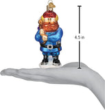 Old World Christmas Rudolph and Clarice Glass Blown Ornament for Christmas Tree, Handcrafted Holiday Decoration, Rudolph Collection - Homesidy.com