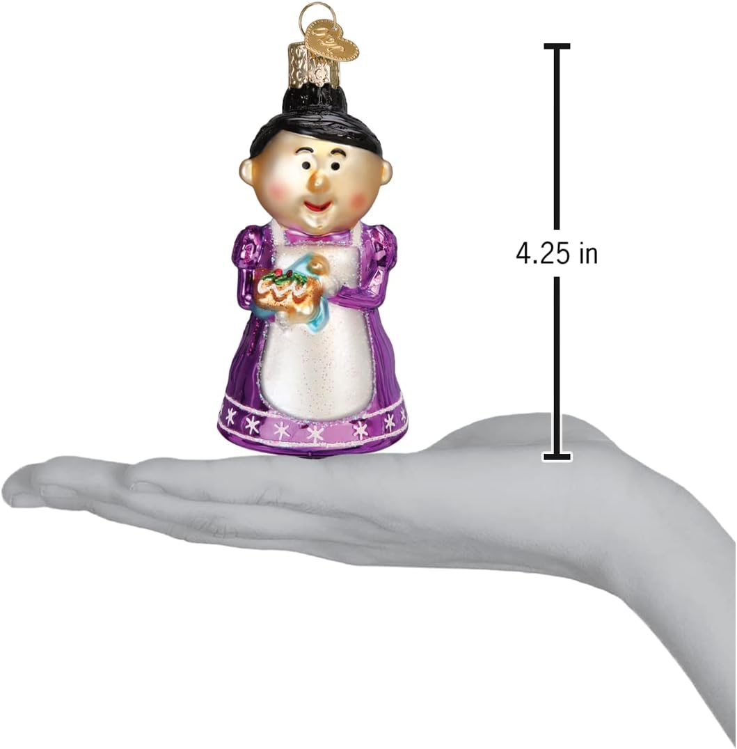 Old World Christmas Rudolph and Clarice Glass Blown Ornament for Christmas Tree, Handcrafted Holiday Decoration, Rudolph Collection - Homesidy.com