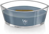 WoodWick Marine Amber Holiday Candle Gifts for Women and Men, 9.7 oz Precious Metals Collection with Crackling Wick - Homesidy.com