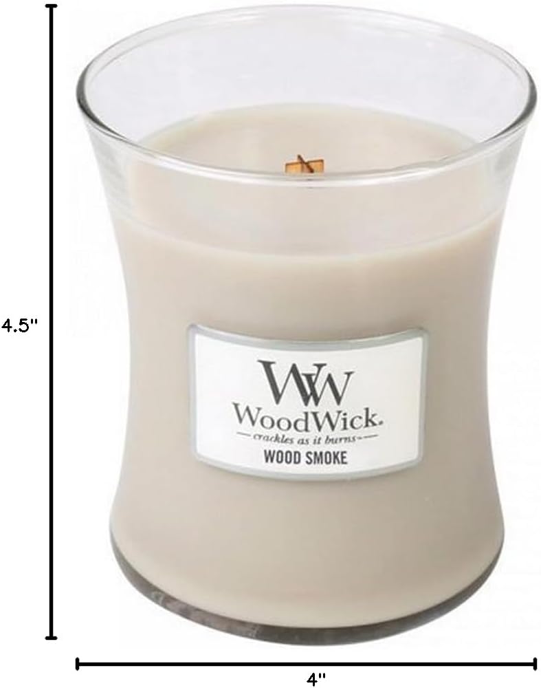 WoodWick Marine Amber Holiday Candle Gifts for Women and Men, 9.7 oz Precious Metals Collection with Crackling Wick - Homesidy.com