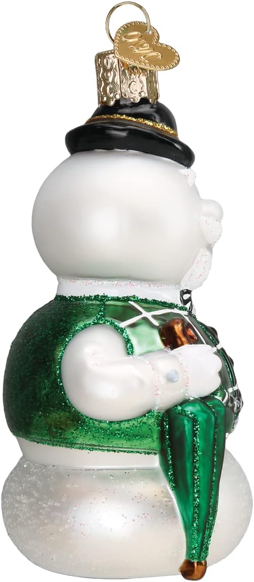 Old World Christmas Rudolph and Clarice Glass Blown Ornament for Christmas Tree, Handcrafted Holiday Decoration, Rudolph Collection - Homesidy.com