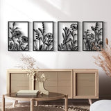 Glamativity 4 Pack Gold Wall Art Decor, Minimalist Single Line Real Metal Wall Art, Womans Body Shape Abstract Wall Art (Gold Classic Style, 17 x 11.8) - Homesidy.com