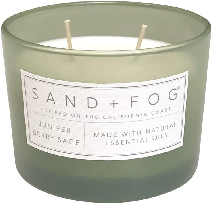Sand Fog Scented Candle - Crushed Candy Cane – Additional Scents and Sizes – 100% Cotton Lead - Free Wick - Luxury Air Freshening Jar Candles - Perfect Home Decor – 12oz … - Homesidy.com