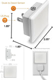 L LOHAS LED Night Lights Plug into Wall 2 - Pack, 0.3W Plug in Night Light, Dusk to Dawn, 3000K Soft White, Bright Nightlight Auto - On/Off, for Adults Kids Room Bedroom Bathroom Hallway Kitchen, Non - Dim - Homesidy.com
