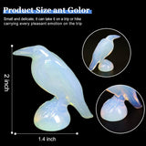 QLRSUXN Natural Black Obsidian Raven Figurines,2 Inch Healing Crystal Animal Statues,Lucky Guardian Pocket Crow Figurines as Women’s Gifts,Raven Statues for Office Home Decor and Ornament. - Homesidy.com