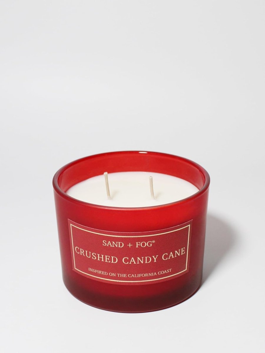 Sand Fog Scented Candle - Crushed Candy Cane – Additional Scents and Sizes – 100% Cotton Lead - Free Wick - Luxury Air Freshening Jar Candles - Perfect Home Decor – 12oz … - Homesidy.com