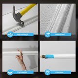 Art3d Pre - Cut Wall Molding Set of 6 pcs, Ready - to - Assemble Wainscoting Panels for Interior Wall Décor Living Room Bedroom Accent Wall - Installed with Glue, 3 Top 3 Bottom - Homesidy.com