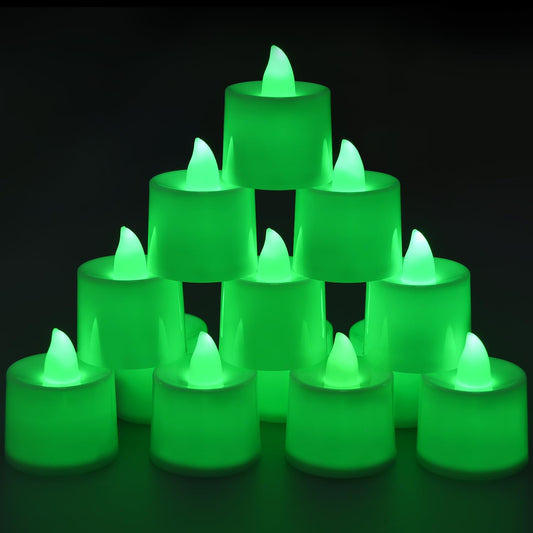 KOABY 25/50/100 Pack Flameless Votive Candles, Last 8H , Warm Yellow Light, No Timer or Flickering - Homesidy.com