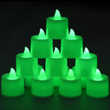 KOABY 25/50/100 Pack Flameless Votive Candles, Last 8H , Warm Yellow Light, No Timer or Flickering - Homesidy.com