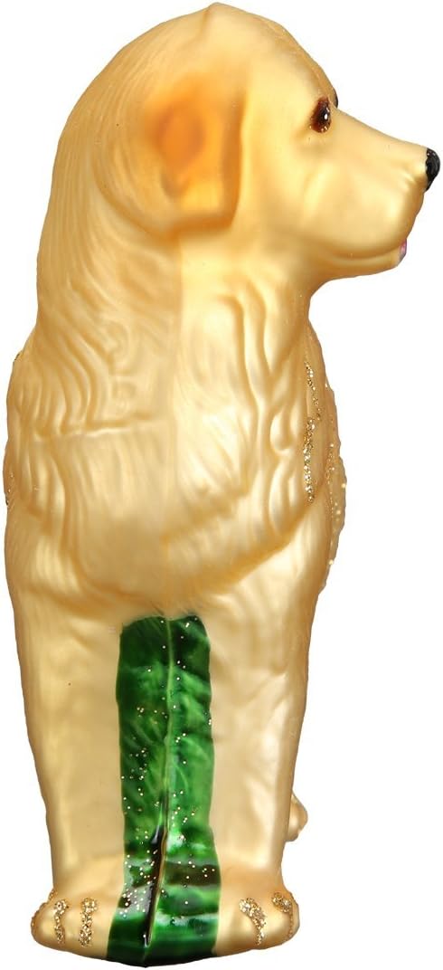 Old World Christmas Black Labrador Dog Collection Glass Blown Ornaments for Christmas Tree 3.75 x 1.5 - Homesidy.com