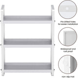 HNRLOY Bathroom Counter Organizer,Bathroom Countertop Organizer,Counter Shelf,Countertop Storage,Organization and Storage,Makeup Shelf,Sink Caddy(Brown 3 Tier) - Homesidy.com