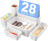 A - LuGei 【Military Grade Drawer Organizer, 【𝟱𝗦𝗶𝘇𝗲】 Makeup organizer, 【Holds 177 Items】 Bathroom Organizers and Storage, Organization and Storage, Desk Drawer Organizer for Bathroom Vanity - Homesidy.com
