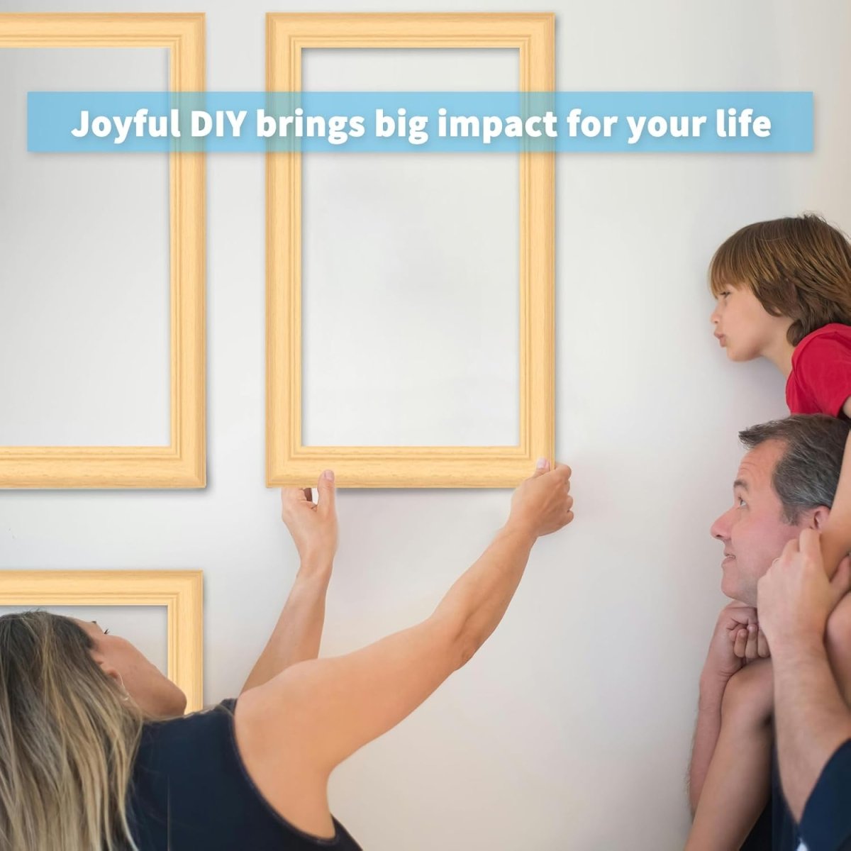 Art3d Pre - Cut Wall Molding Set of 6 pcs, Ready - to - Assemble Wainscoting Panels for Interior Wall Décor Living Room Bedroom Accent Wall - Installed with Glue, 3 Top 3 Bottom - Homesidy.com