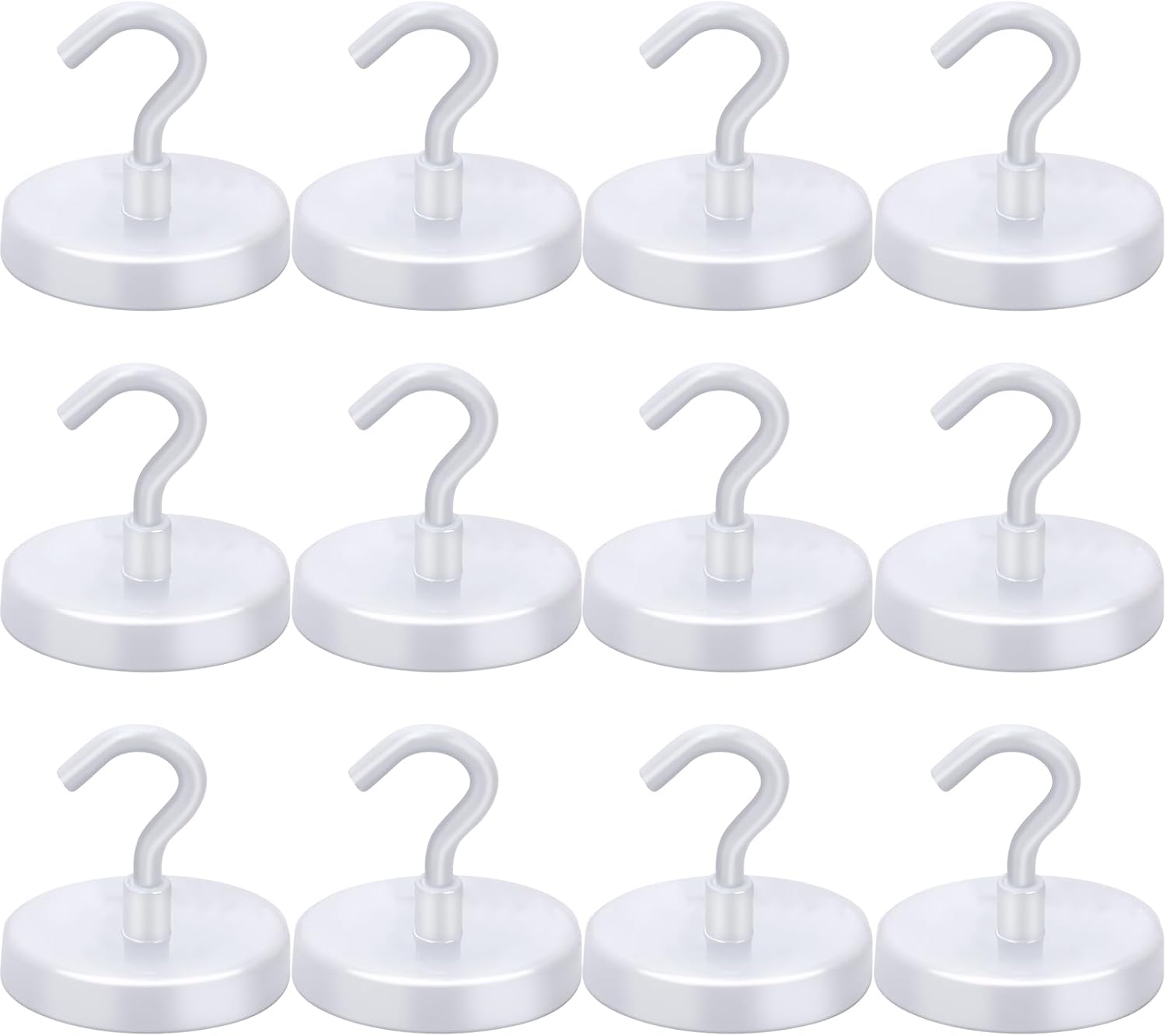 LOVIMAG Magnetic Hooks, 12 Pack 30lbs Magnet Hook 2025 Cruise Cabin Ship Essentials Heavy Duty Strong Magnets Refrigerator Fridge Hanging for Classroom Beach Vacation Kitchen Grills Home (Black) - Homesidy.com