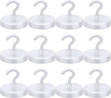 LOVIMAG Magnetic Hooks, 12 Pack 30lbs Magnet Hook 2025 Cruise Cabin Ship Essentials Heavy Duty Strong Magnets Refrigerator Fridge Hanging for Classroom Beach Vacation Kitchen Grills Home (Black) - Homesidy.com
