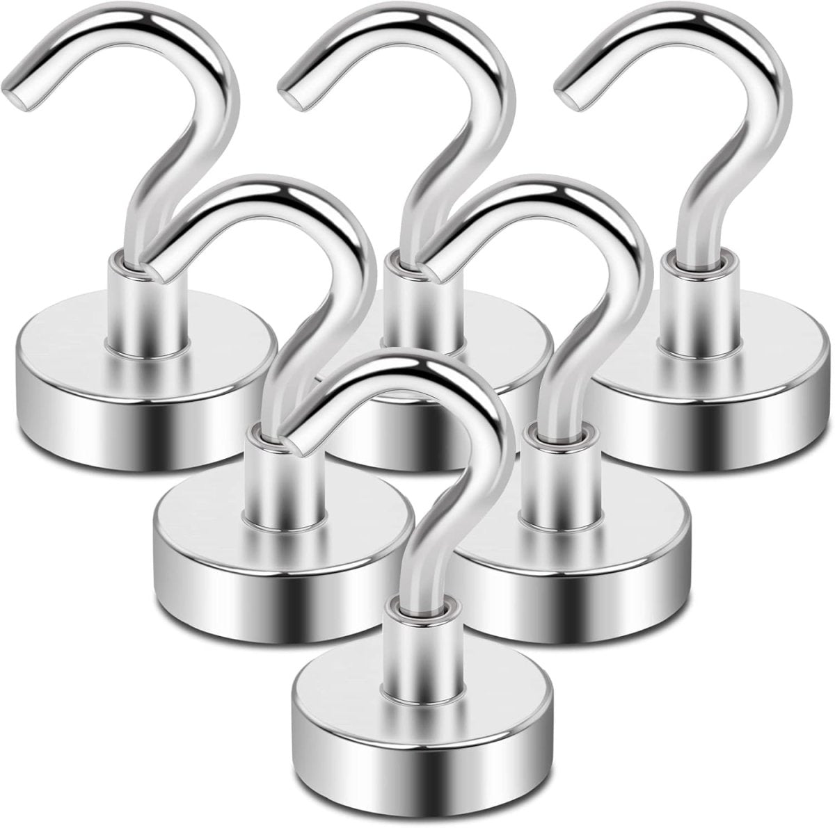 LOVIMAG Magnetic Hooks, 12 Pack 30lbs Magnet Hook 2025 Cruise Cabin Ship Essentials Heavy Duty Strong Magnets Refrigerator Fridge Hanging for Classroom Beach Vacation Kitchen Grills Home (Black) - Homesidy.com