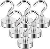LOVIMAG Magnetic Hooks, 12 Pack 30lbs Magnet Hook 2025 Cruise Cabin Ship Essentials Heavy Duty Strong Magnets Refrigerator Fridge Hanging for Classroom Beach Vacation Kitchen Grills Home (Black) - Homesidy.com