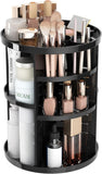 Rotating Makeup Organizer, DIY 8 Adjustable Layers Spinning Skincare Organizer, Cosmetic Display Case with Brush Holder Perfume Tray, Multi - Function Storage Carousel for Vanity Bathroom Countertop - Homesidy.com