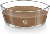 WoodWick Marine Amber Holiday Candle Gifts for Women and Men, 9.7 oz Precious Metals Collection with Crackling Wick - Homesidy.com
