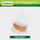 Freshware Food Storage Containers [24 Set] 32 oz Plastic Deli Containers with Lids, Slime, Soup, Meal Prep Containers | BPA Free | Stackable | Leakproof | Microwave/Dishwasher/Freezer Safe - Homesidy.com