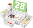 A - LuGei 【Military Grade Drawer Organizer, 【𝟱𝗦𝗶𝘇𝗲】 Makeup organizer, 【Holds 177 Items】 Bathroom Organizers and Storage, Organization and Storage, Desk Drawer Organizer for Bathroom Vanity - Homesidy.com