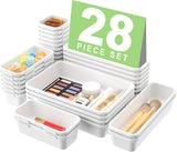 A - LuGei 【Military Grade Drawer Organizer, 【𝟱𝗦𝗶𝘇𝗲】 Makeup organizer, 【Holds 177 Items】 Bathroom Organizers and Storage, Organization and Storage, Desk Drawer Organizer for Bathroom Vanity - Homesidy.com