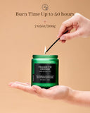 M&amp;SENSE Ode to Winter Soy Candles Strong Scented, 2 Wick Jar Candle 19.4oz 110 Hour Long Lasting, Lavender Sandalwood Organic Natural Aromatherapy Candle Gifts Bedroom Bathroom Home Decor - Homesidy.com