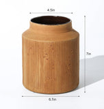 Rustic Vases for Home Decor. Ceramic Vase for Dining Table Decor. Terracotta Decorative Vase 6.1IN. ZSHLXM - Homesidy.com